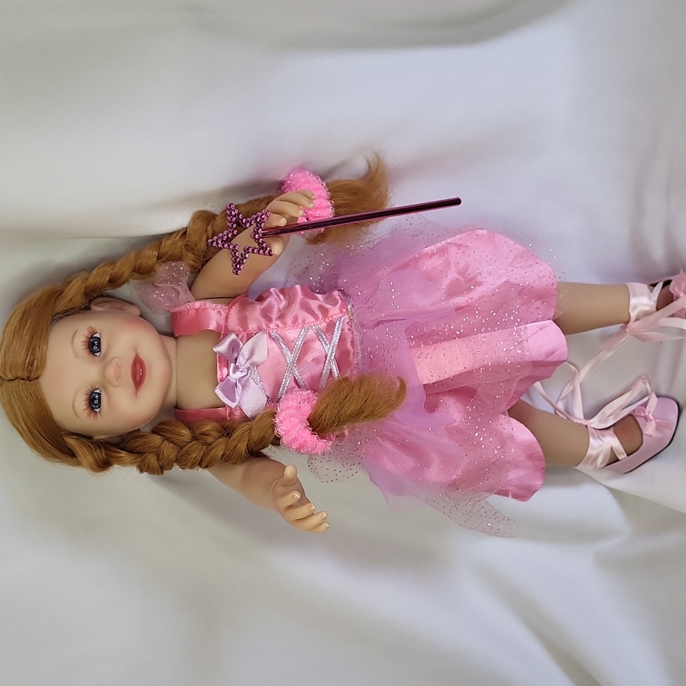 Babeside Reborn Toddler Baby Doll 18" Vinyl Princess Like New Anatomically Corre